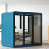 Transparent Glass Silent Cabin Office Soundproof Room Movable Conference Cabin