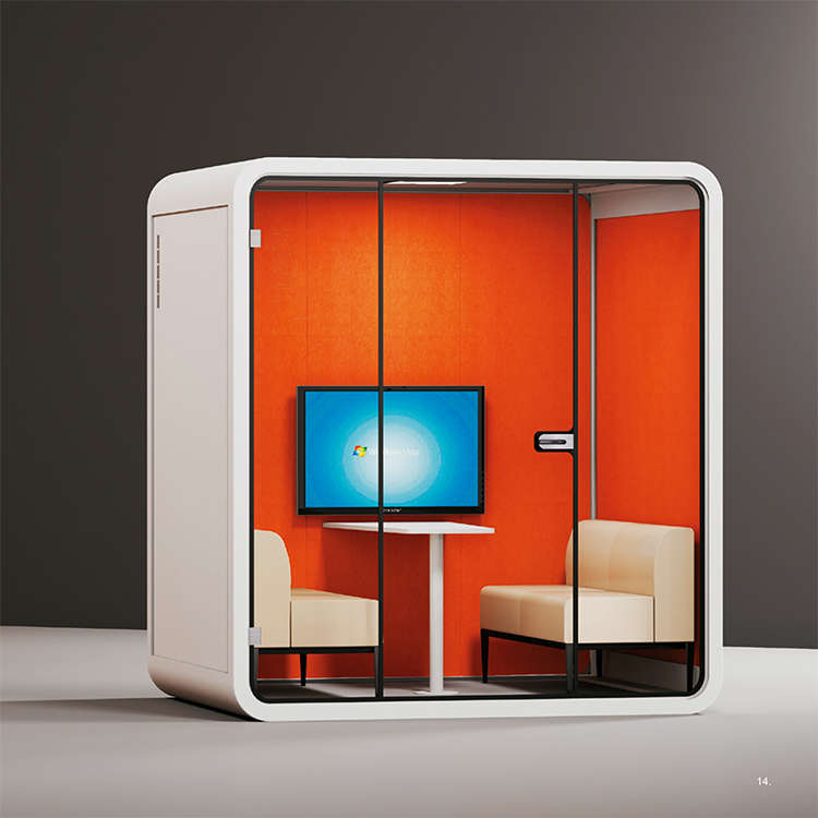 Personal Privacy Conversation Room Glass Soundproof Mobile Soundproof Cabin Office Meeting Room