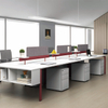 Multifunctional Office Staff Executive Desk with Lockers