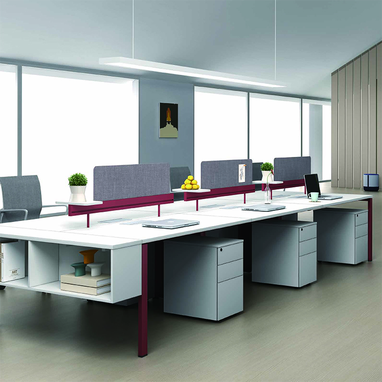 Multifunctional Office Staff Executive Desk with Lockers