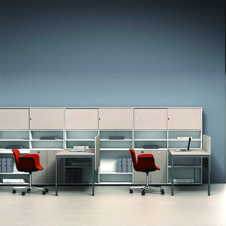 Fashionable Modern Style Minimalist Office Desk Steel Frame Computer Desk