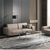 Italian Office Sofa And Coffee Table Combination Simple Modern Genuine Leather Business Reception And Reception