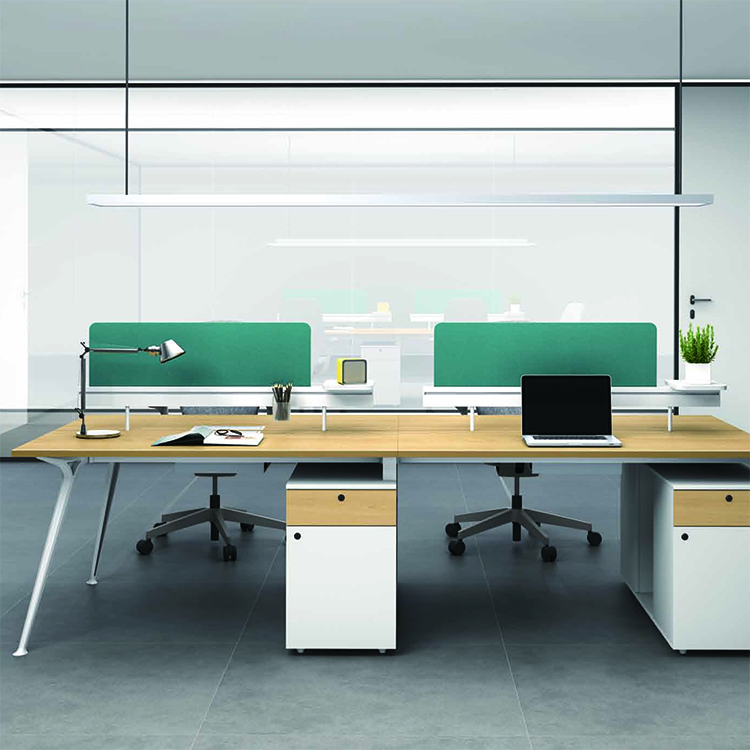 Multi Size Optional Staff Desk Screen Partition Administrative Desk