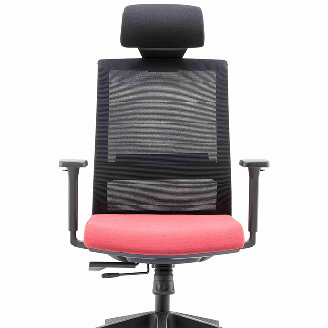 High Backrest Adjustable Armrest Pulley Administrative Conference Office Chair