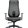 Fixed armrest backrest mesh breathable office computer chair