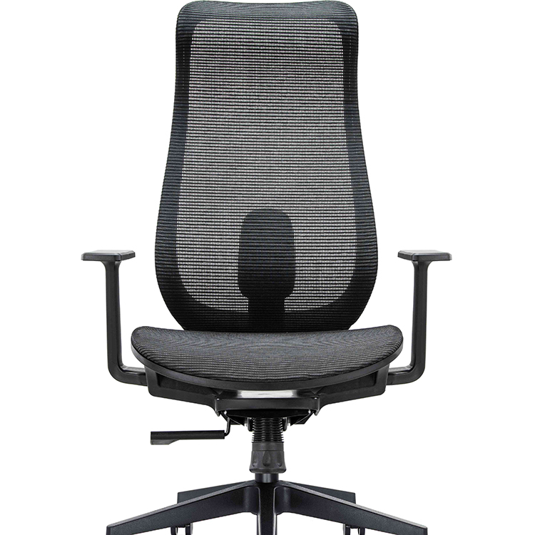 Fixed armrest backrest mesh breathable office computer chair