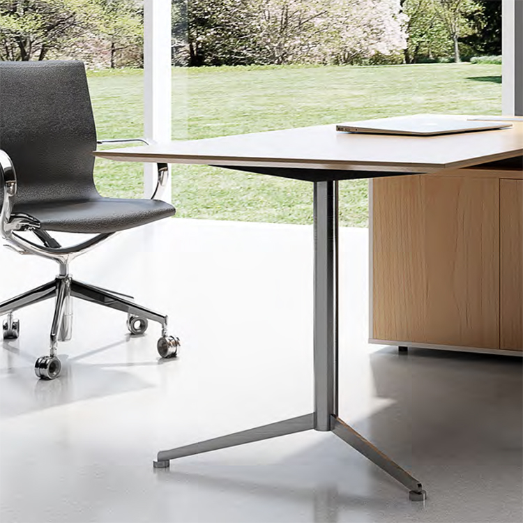 Simple Stainless Steel Desk Legs for Staff Administrative Desks