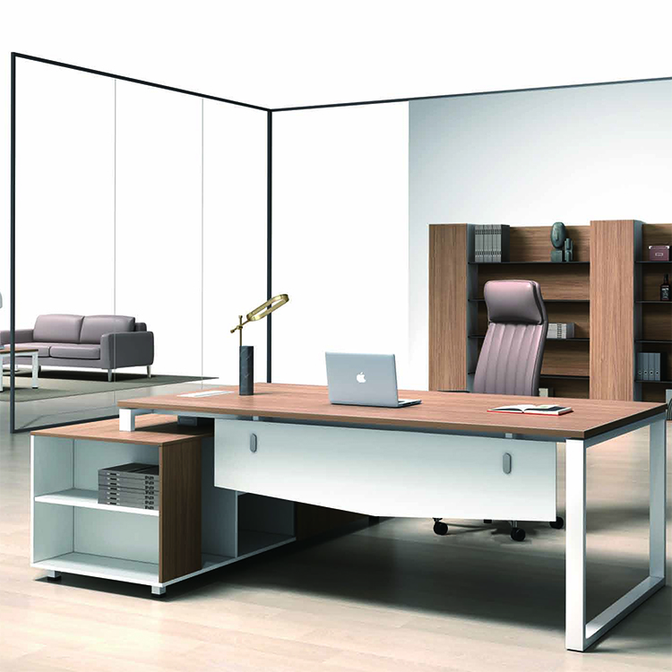 Office Staff Desk Minimalist Modern Screen Staff Seat with Cabinet Computer Desk