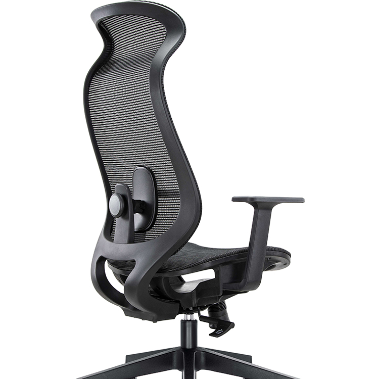 Fixed armrest backrest mesh breathable office computer chair